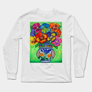 Pansy Parade Long Sleeve T-Shirt